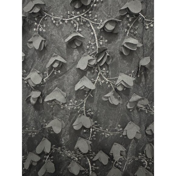 MAX STUDIO Women Floral Black Dress MEDIUM - Picture 7 of 7